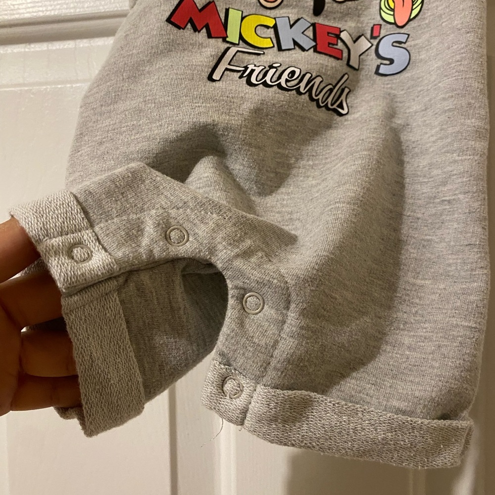 Disney Baby Gray Character Romper - Picture 3 of 4